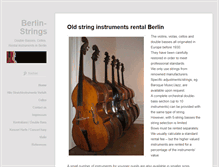 Tablet Screenshot of berlin-strings.com